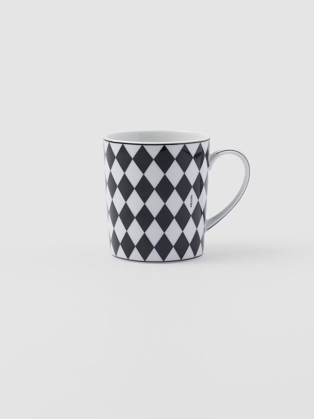 Porcelain mug - Checkerboard