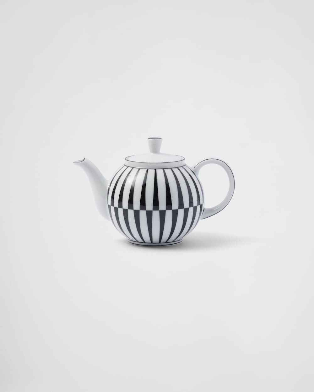 Porcelain teapot - Stripes