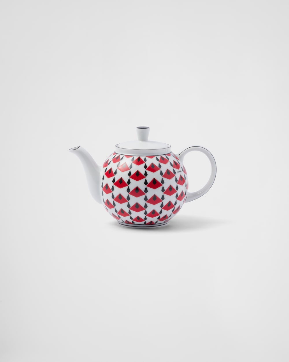 Porcelain teapot - Vienna Red