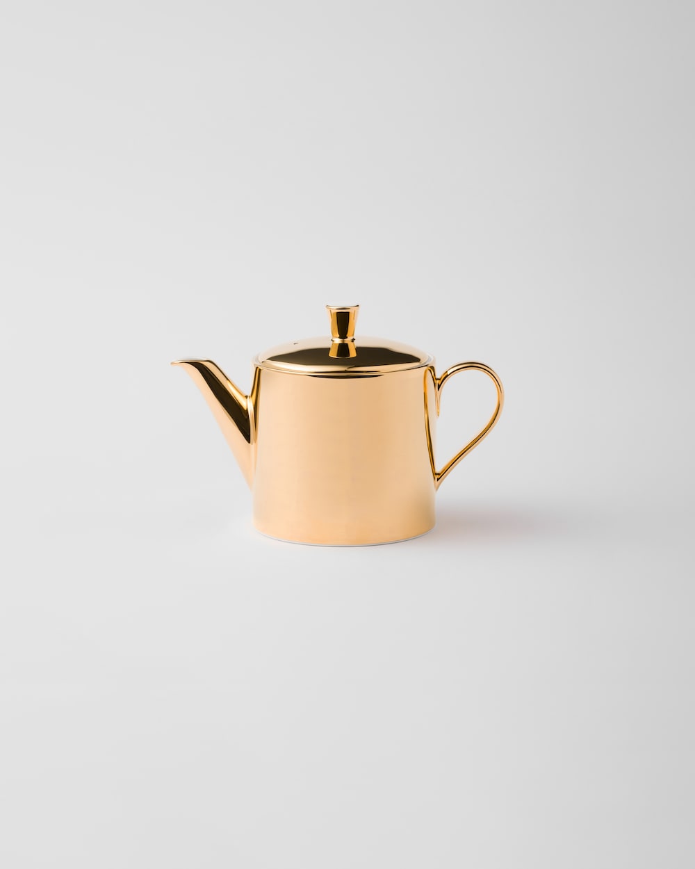 Porcelain teapot - Solid Gold