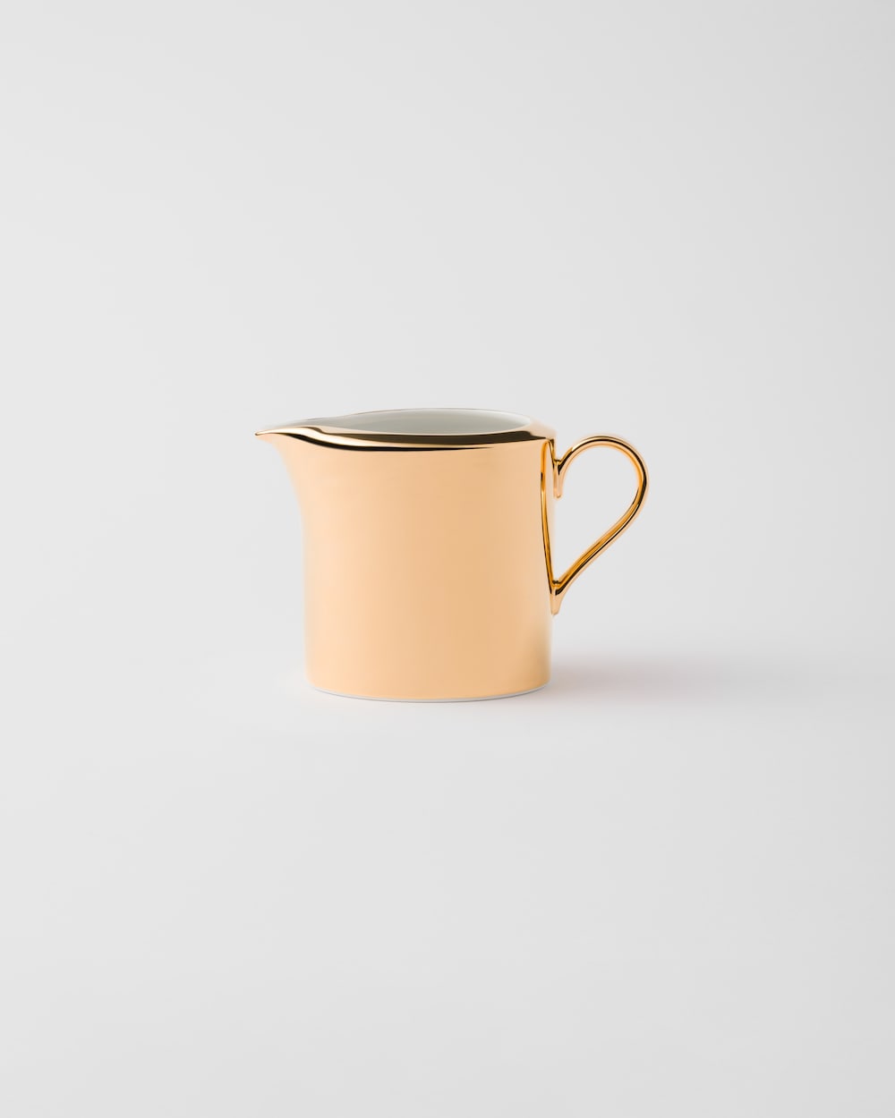 Porcelain milk jug - Solid Gold