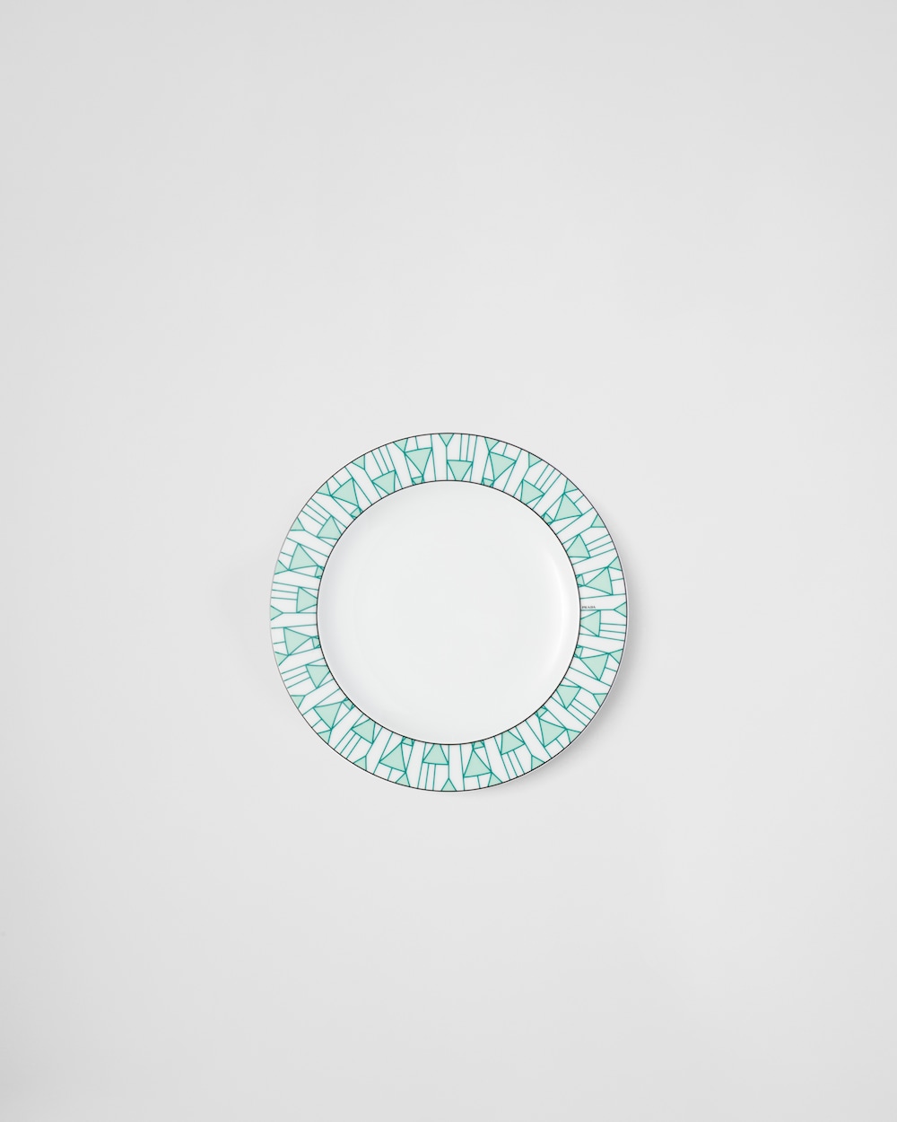 Set of two porcelain dinner plates - Vienna Green
