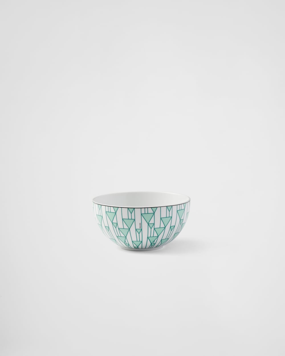 Set of two porcelain soup bowls - Vienna Green