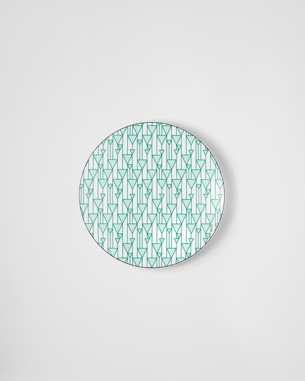 Porcelain charger plate - Vienna Green