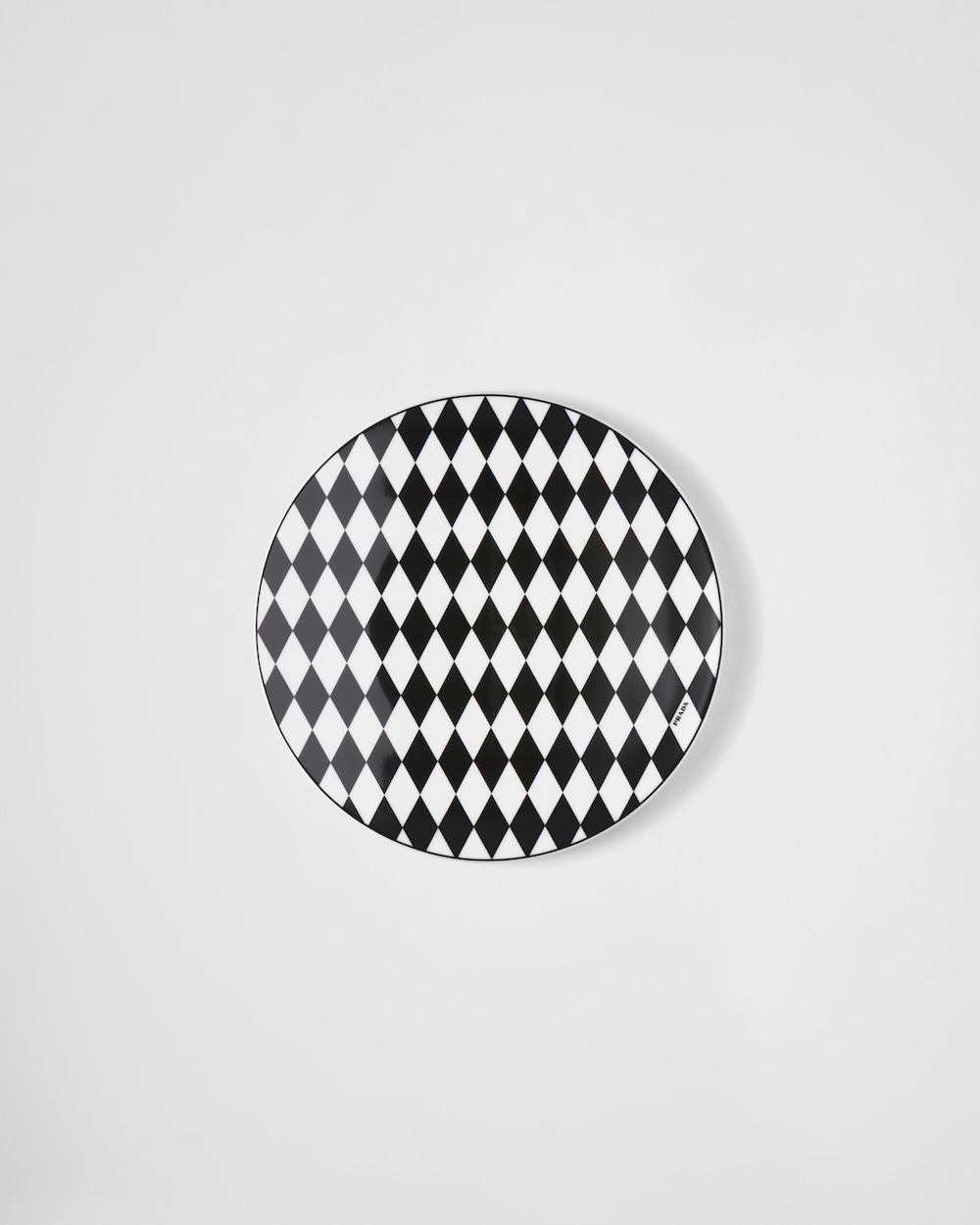 Porcelain charger plate - Checkerboard