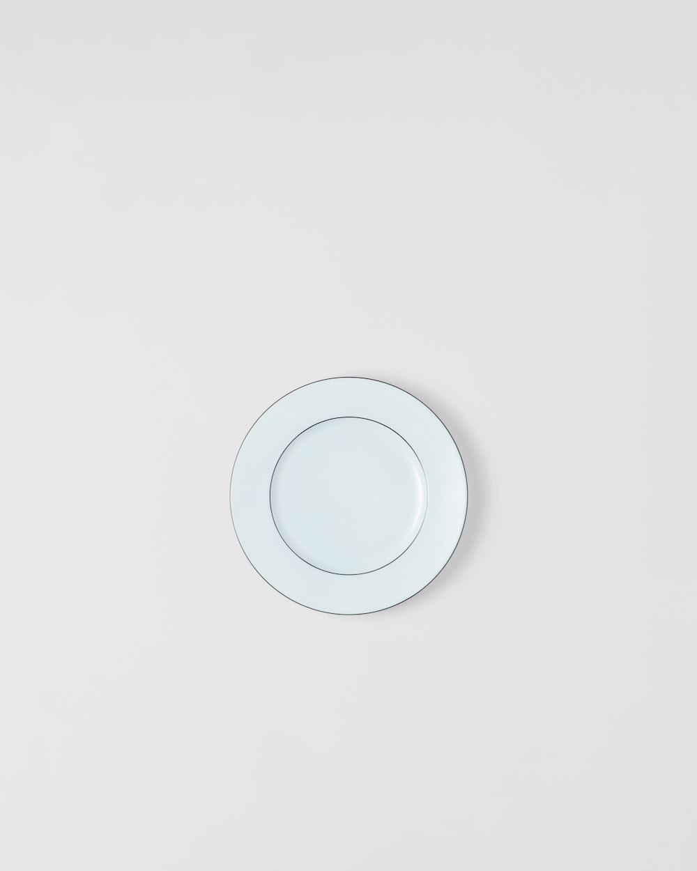 Set of two porcelain dessert plates - Celadon
