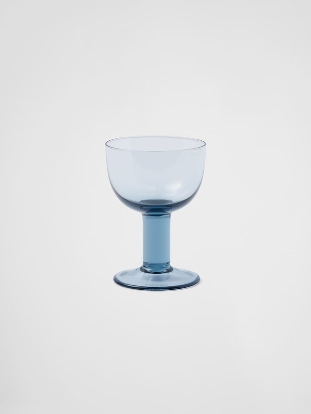 Set of two crystal red wine glasses - Plinth