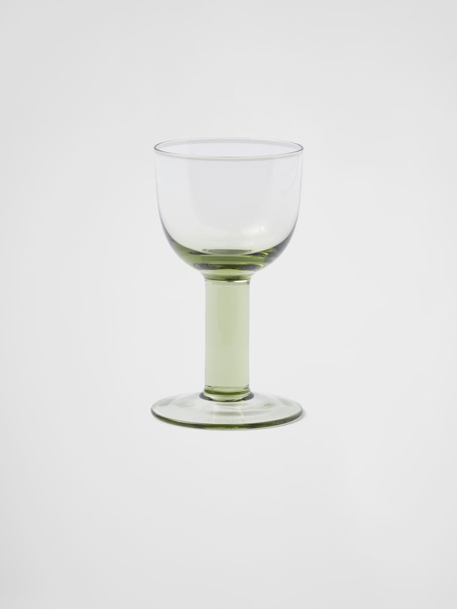 Set of two crystal white wine glasses - Plinth