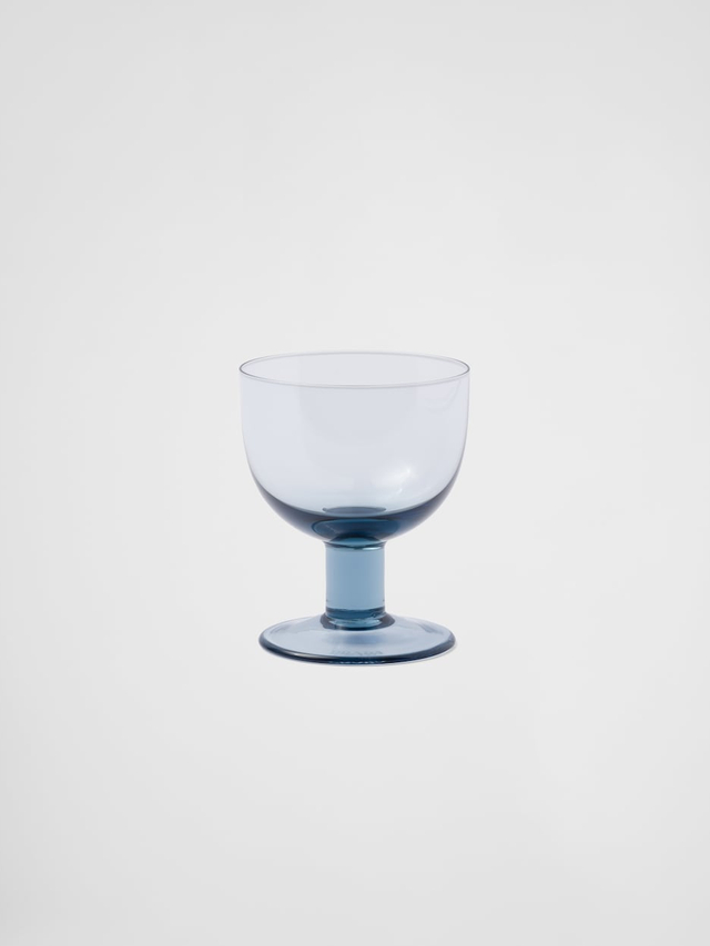 Set of two crystal water glasses - Plinth