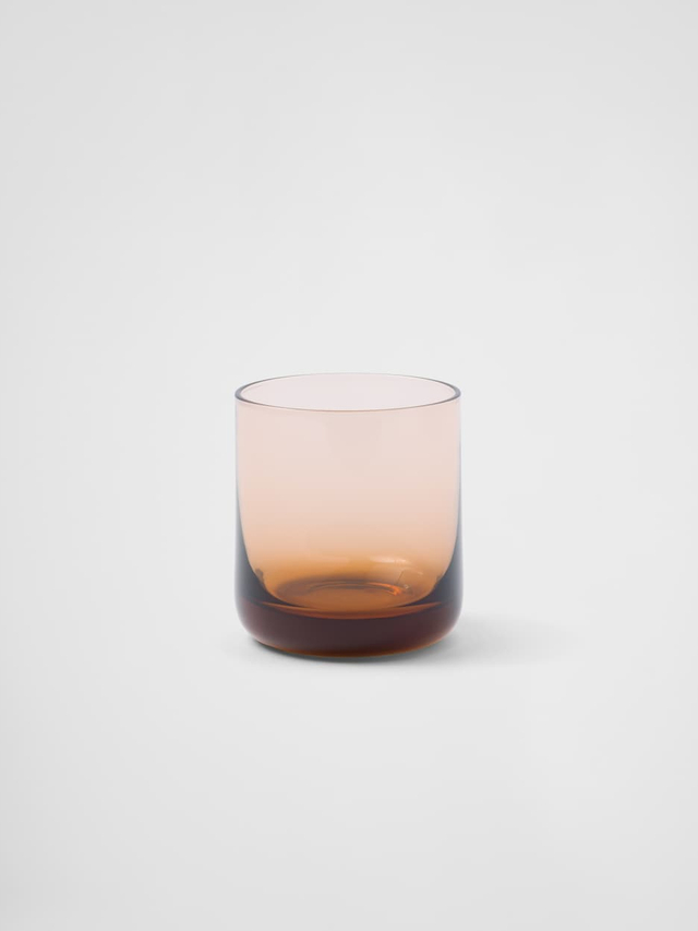 Set of two crystal tumbler glasses - Plinth