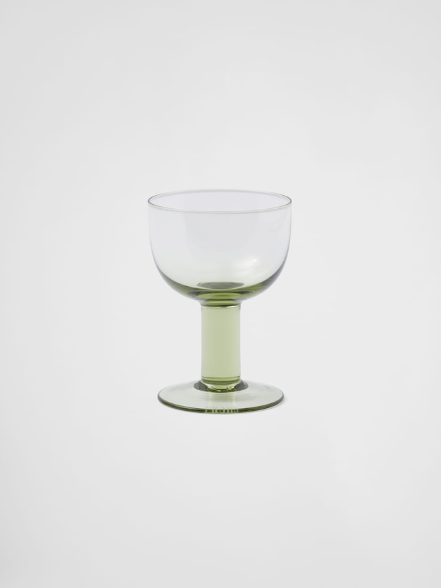 Set of two crystal red wine glasses - Plinth