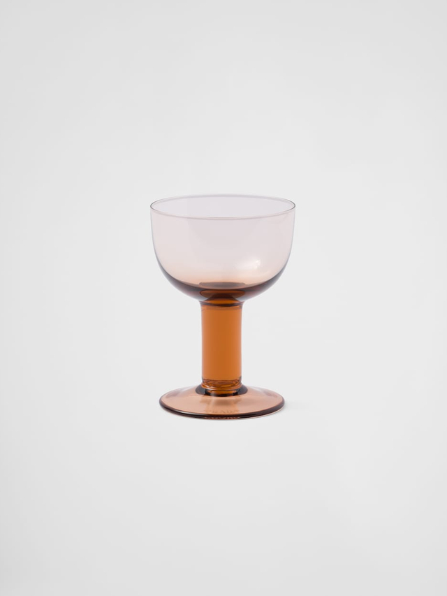 Set of two crystal red wine glasses - Plinth