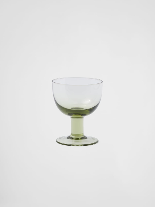 Set of two crystal water glasses - Plinth