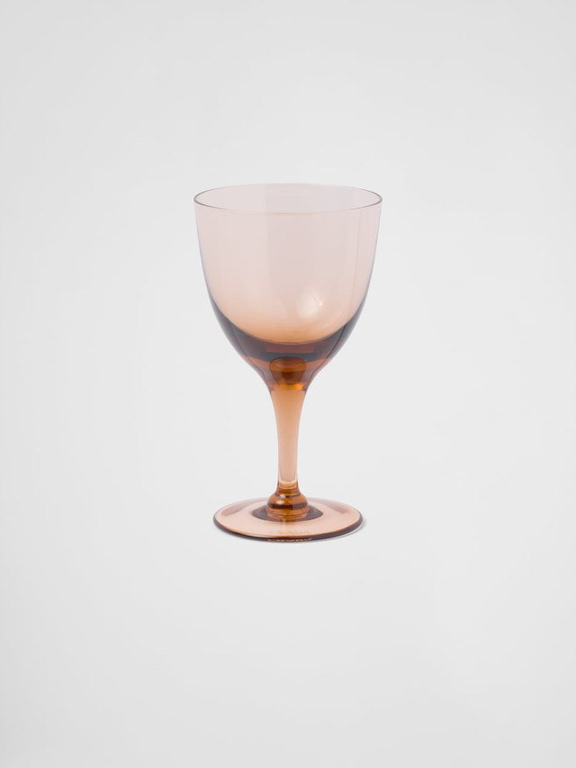 Set of two crystal water glasses - New York