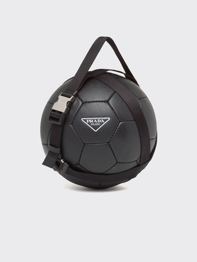 Saffiano leather soccer ball