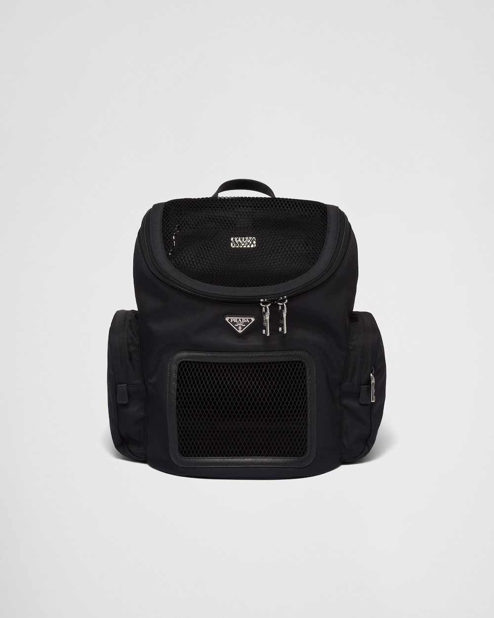 Re-Nylon and Saffiano leather pet bag