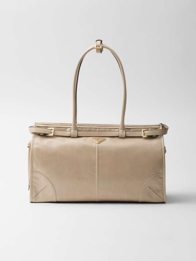 Prada Bonnie large leather handbag