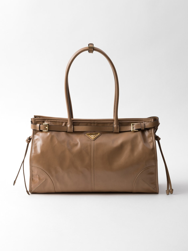 Prada Bonnie large leather handbag