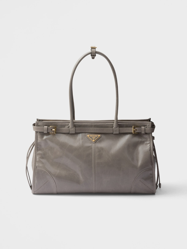 Prada Bonnie large leather handbag