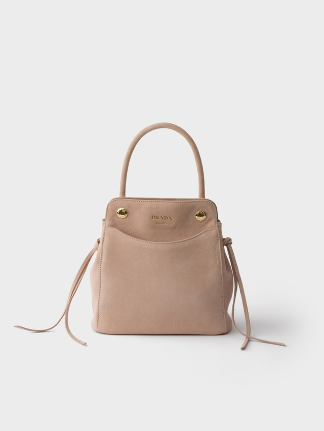 Prada Carry mini suede handbag