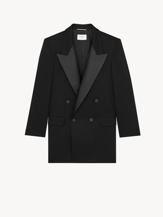 Dress in grain de poudre