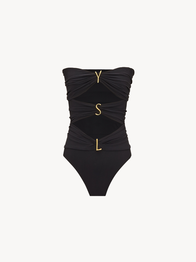 YSL strapless swimsuit