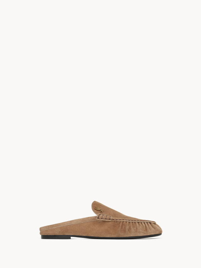LE LOAFER mules in suede