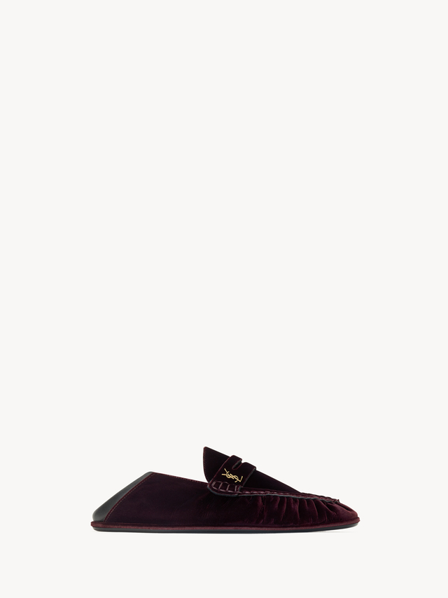 LE LOAFER foldable in velvet