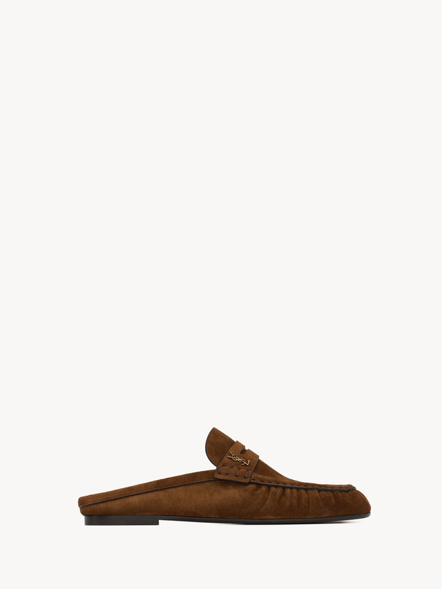 LE LOAFER mules in suede