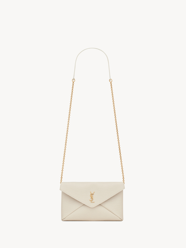 CASSANDRE small chain clutch in lambskin