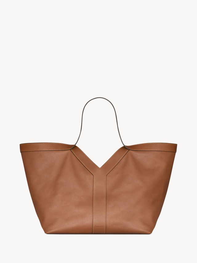 Y TOTE IN LEATHER