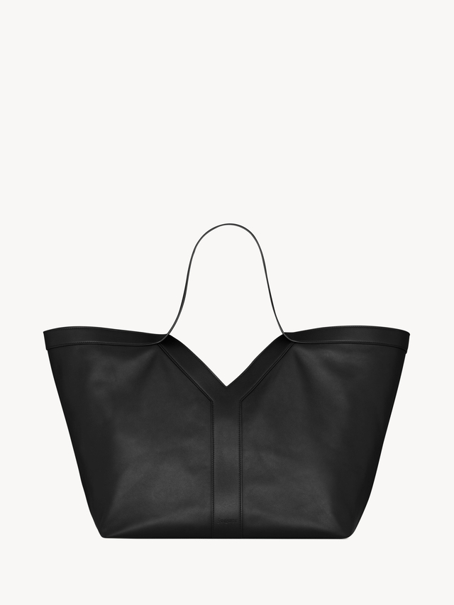 Y TOTE IN LEATHER