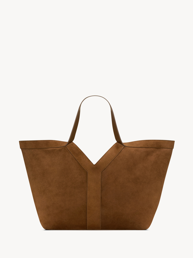 Y tote in suede