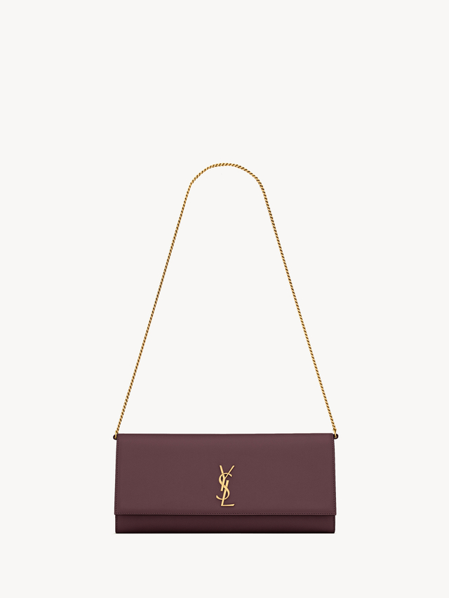 KATE clutch in grain de poudre leather