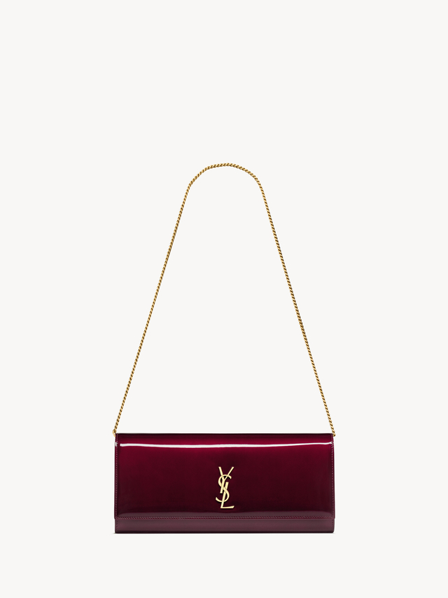 KATE clutch in patent leather