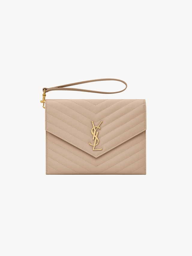 CASSANDRE FLAP POUCH in grain de poudre leather