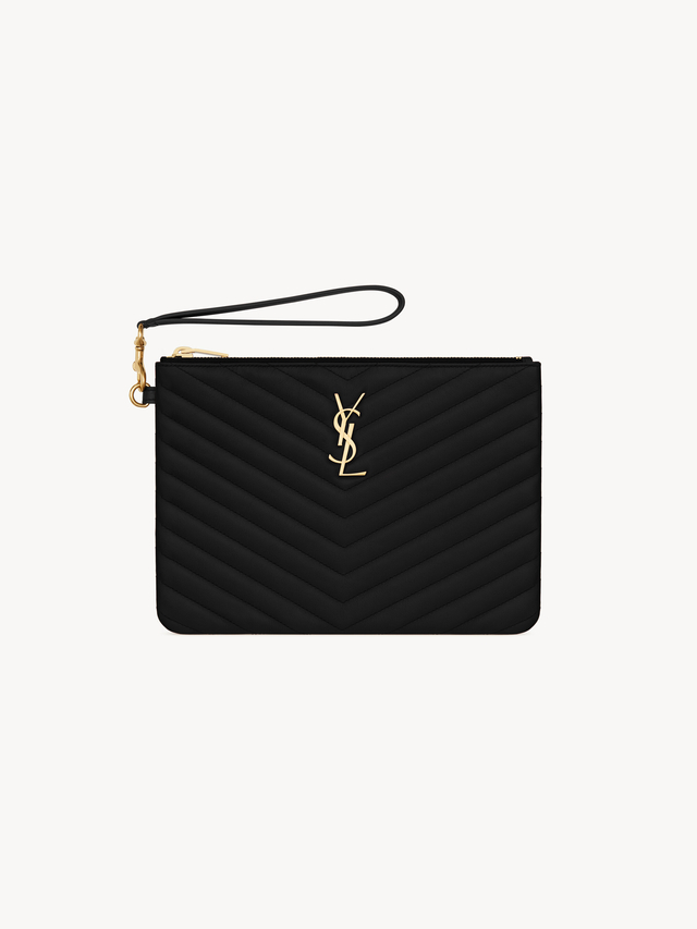 CASSANDRE MATELASSÉ A5 POUCH IN LEATHER
