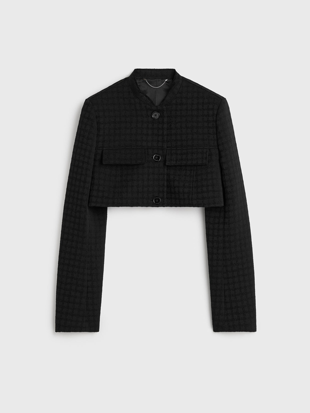 Micro blazer black