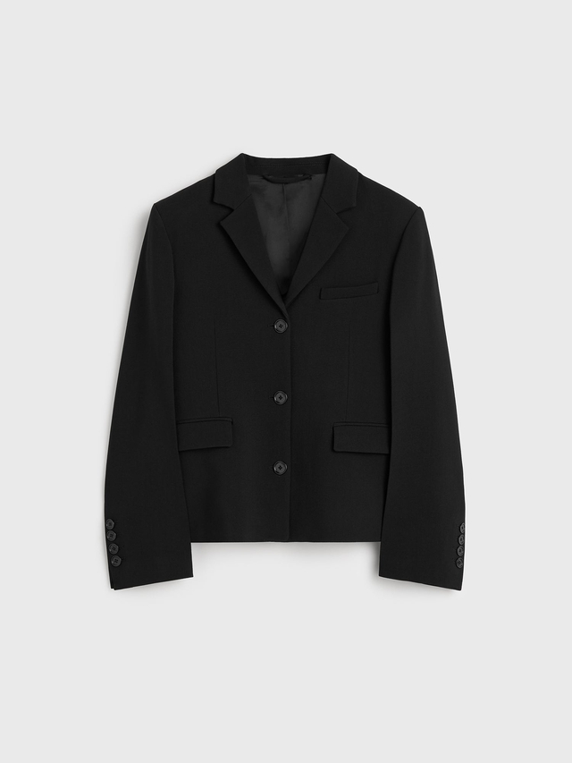 Short blazer black