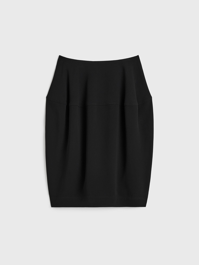 Sculptural skirt black