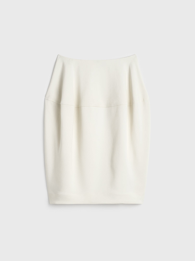 Sculptural skirt ecru