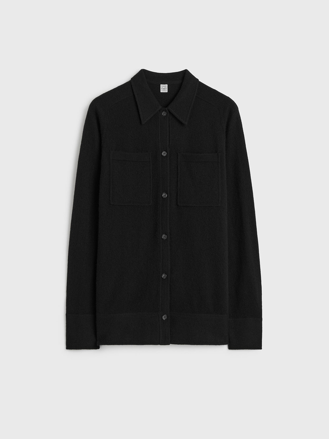 Cashmere shirt black