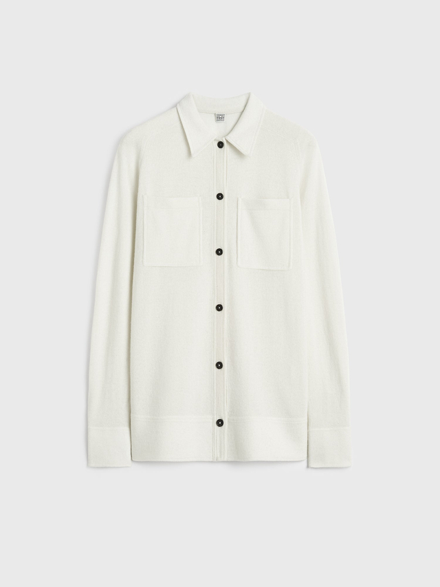 Cashmere shirt white