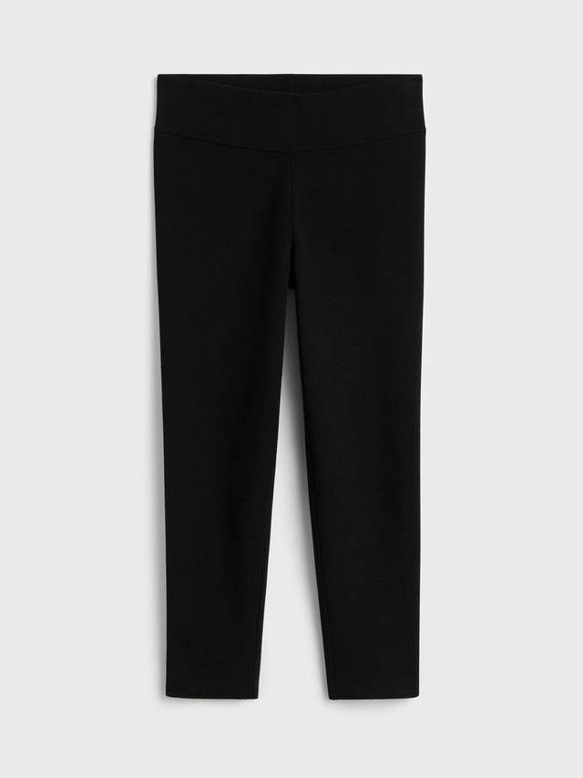 Capri knit leggings black