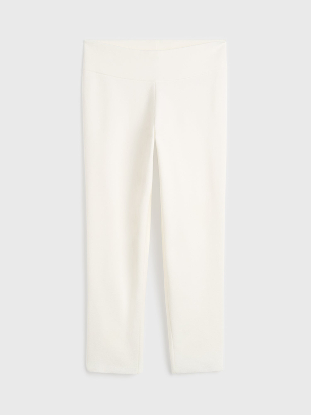 Capri knit leggings off white