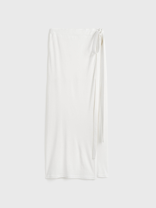 Wrap skirt off white