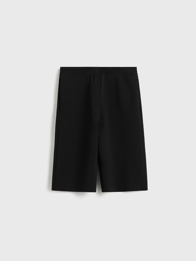 Knit shorts black