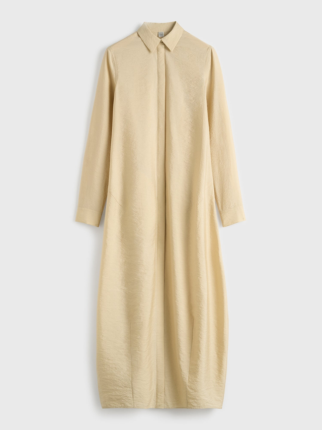 Parachute shirtdress stone