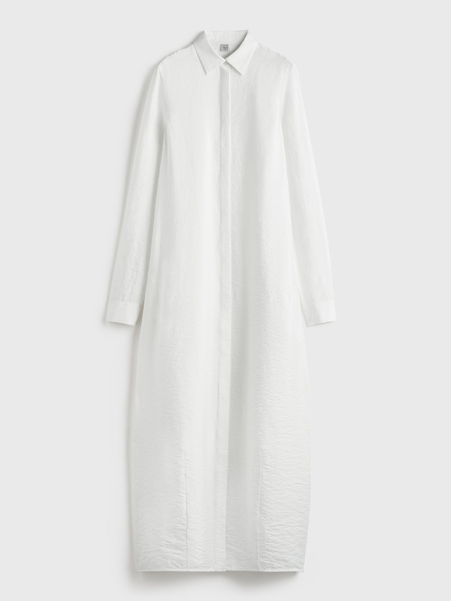 Parachute shirtdress white