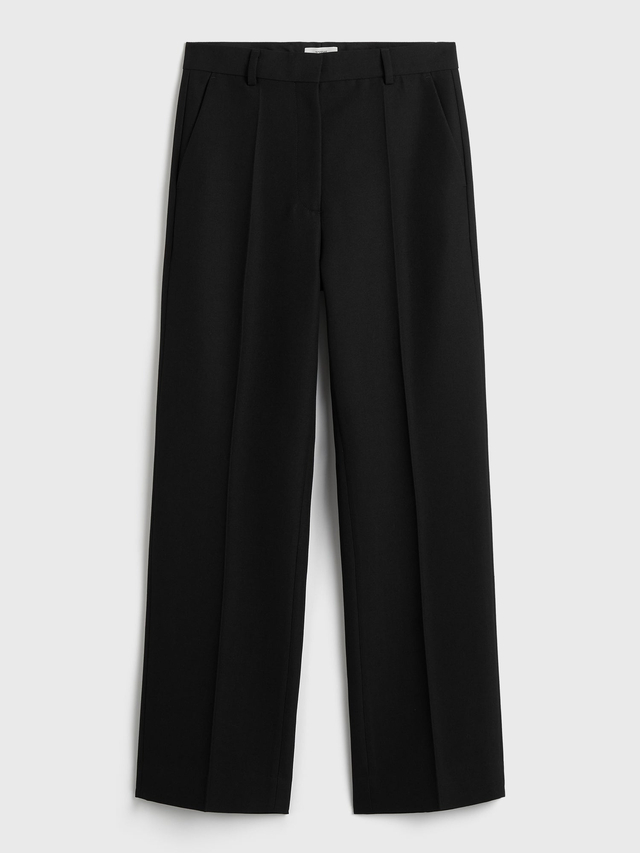 Straight suit trousers black